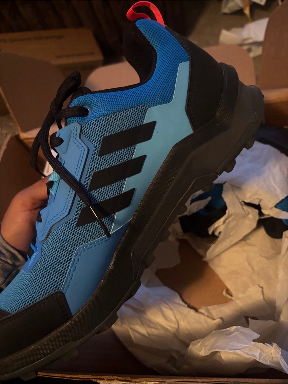 Adidas MENS Terrex AX4 Primegreen Hiking shoes - Picture 2 of 5